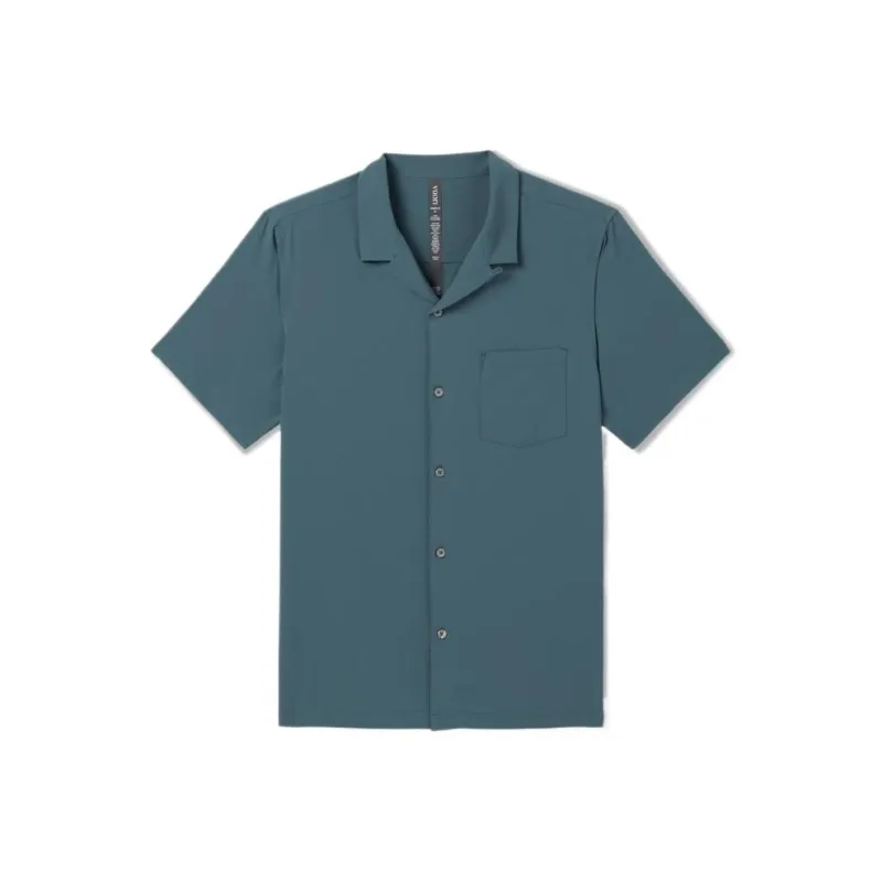 Vuori SS25 Shirt Men's Light Deep Sea Blue Gray/Light Deep Sea Heather-0