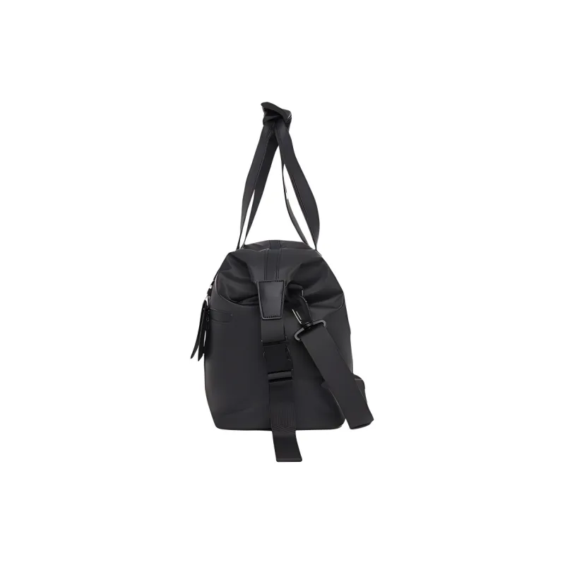ResNonverba PU Travel Bag Unisex Black-2