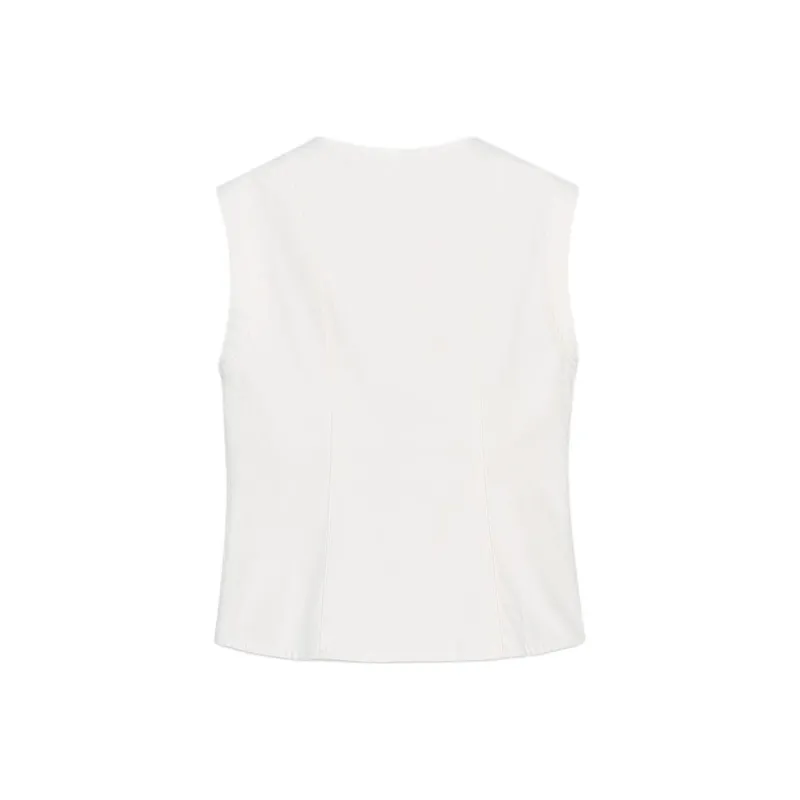 ZARA ZW Series Shirt Women's Frosted White-1