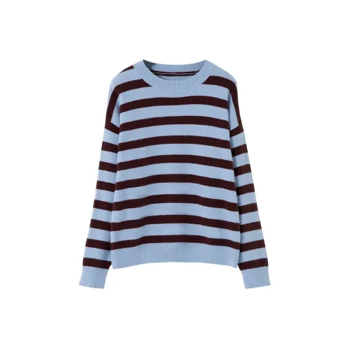 SOON FLOWER Knitwear Women's Blue And Brown Stripes