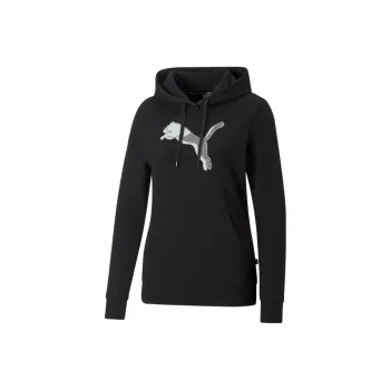 PUMA Power Graphic Hoodie TR Sweatshirt Women's Black