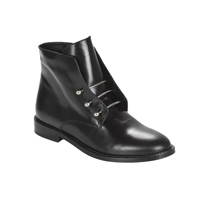 JONAK Dhavlen Cuir Ankle Boots Women's Black-2