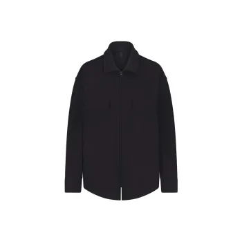 SKIMS COTTON FLEECE ZIP UP SHIRT JACKET Jackets Coats Women's ONYX/Onyx