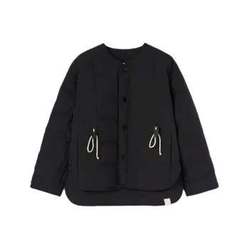 JIL SANDER SS24 Down Jacket Coat Women's Black
