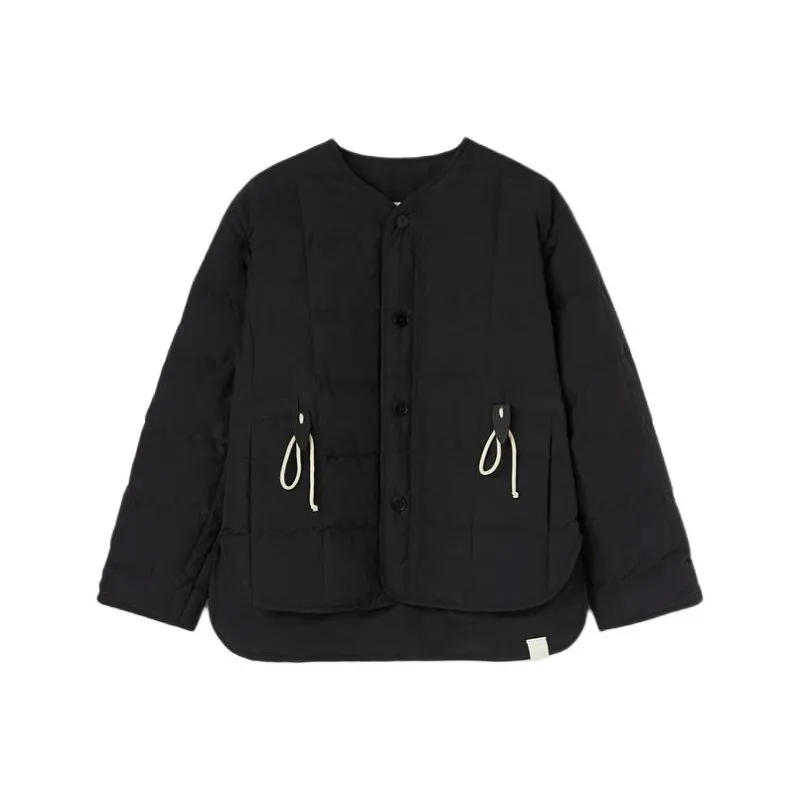 JIL SANDER SS24 Down Jacket Coat Women's Black-0
