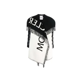 Moncler Cape 'Black/White'