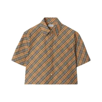 Burberry Cropped Shirt 'Sand'