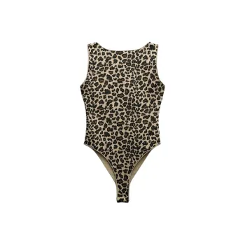 ZARA Bodysuits Women's Leopard Print