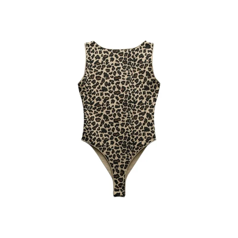 ZARA Bodysuits Women's Leopard Print-0