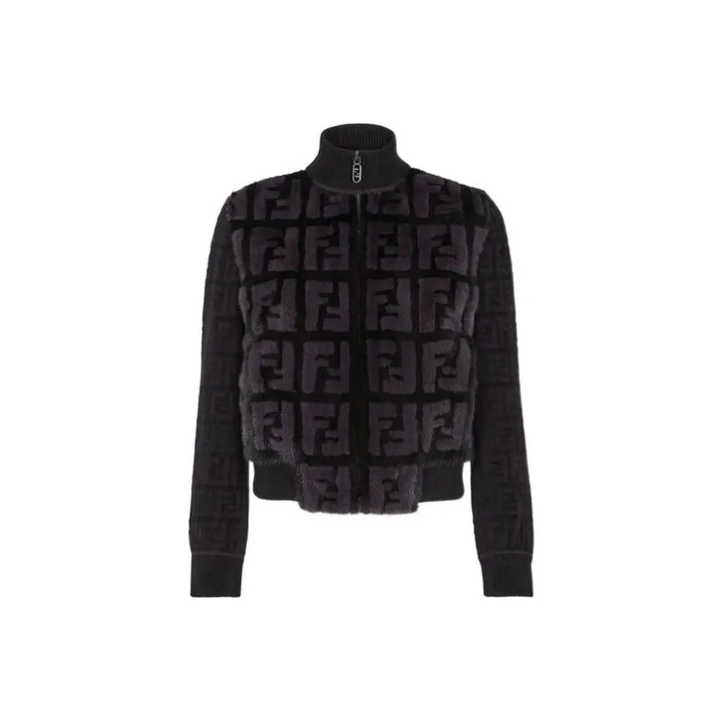 FENDI Jackets Women's Black-0