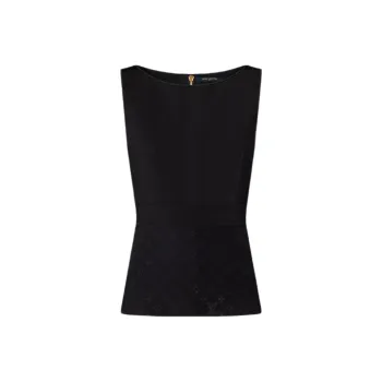 LOUIS VUITTON Embossed Monogram Fitted Top