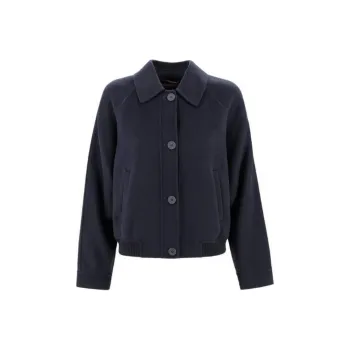MaxMara Studio Buttoned Long Sleeved Jacket