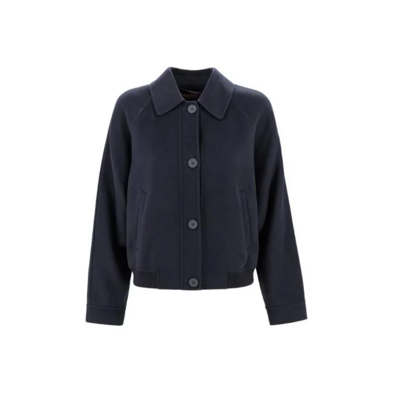 MaxMara Studio Buttoned Long Sleeved Jacket-0