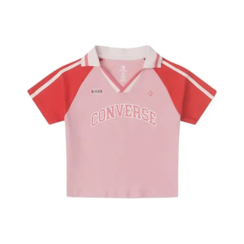 Converse Polo Shirt Women's Pink