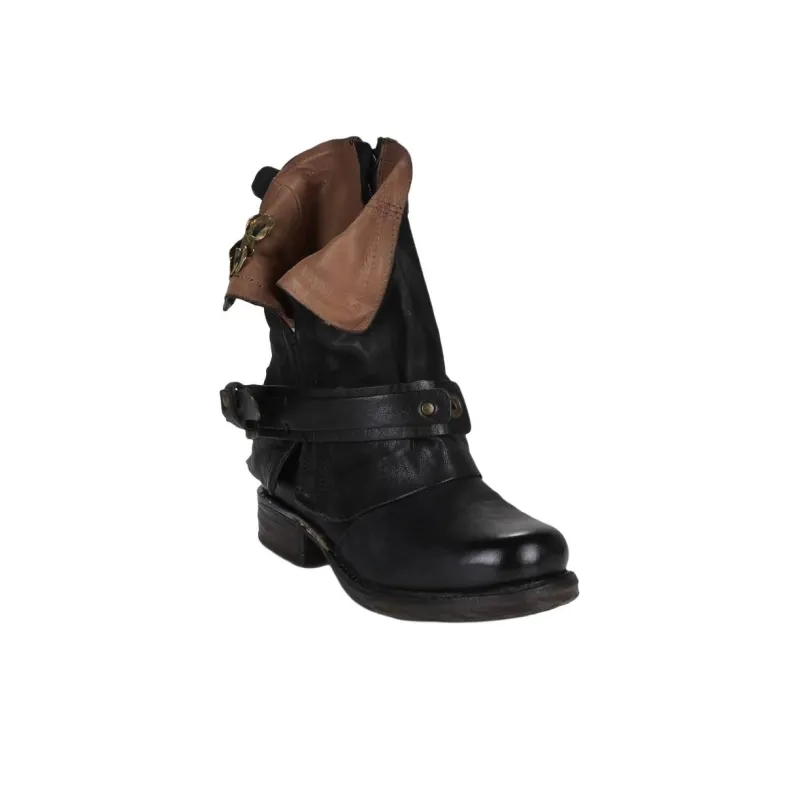 AirStep Saint Bike Ankle Boots Women's Black-2