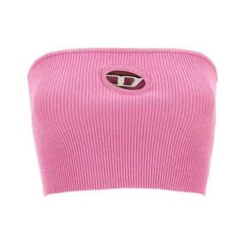 DIESEL M Clarksvillex Logo Plaque Tube Top