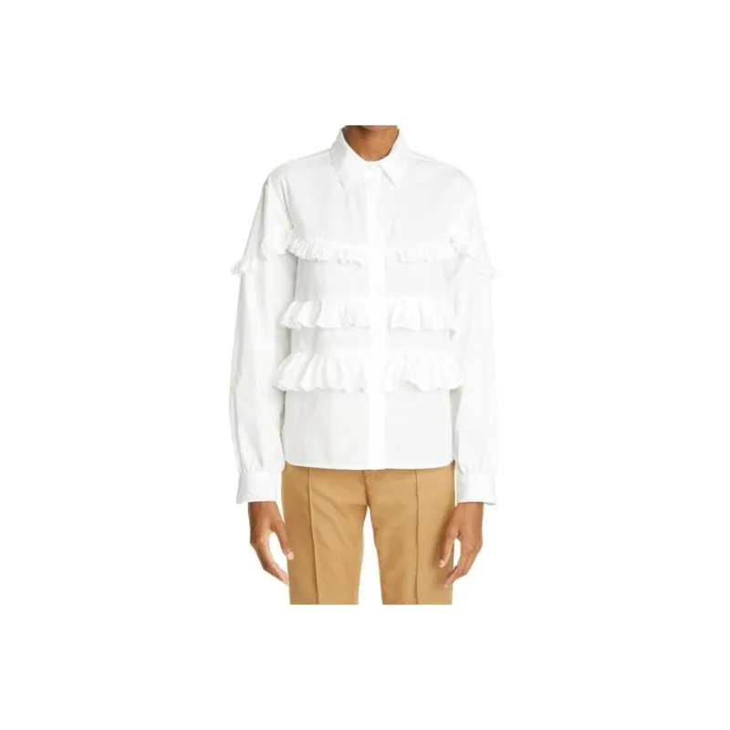 Sandy Liang Shirt Women's Medium White-0