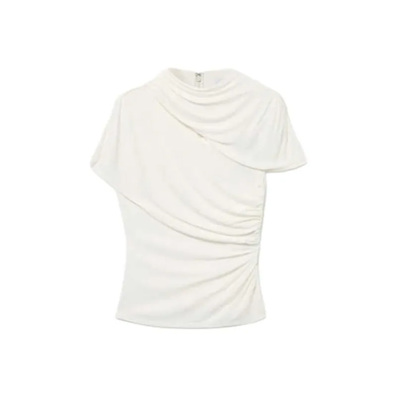 Self portrait T Shirt Women's Ivory White-0