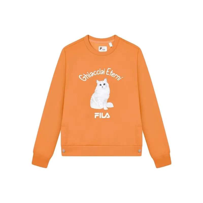 FILA Heritage Sweatshirt Women's Jam Orange-0