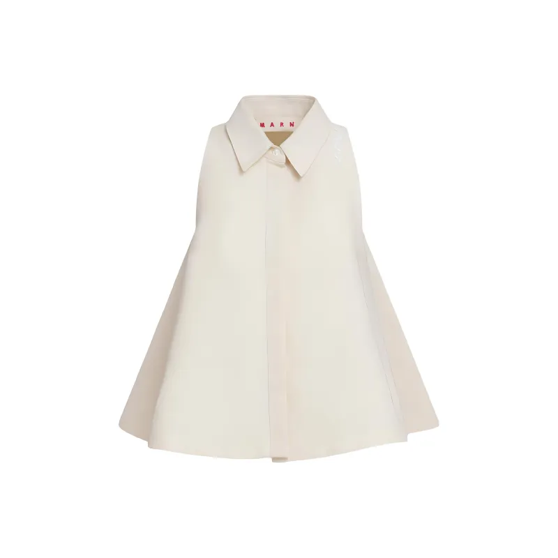 MARNI A Line Sleeveless Cady Shirt-0