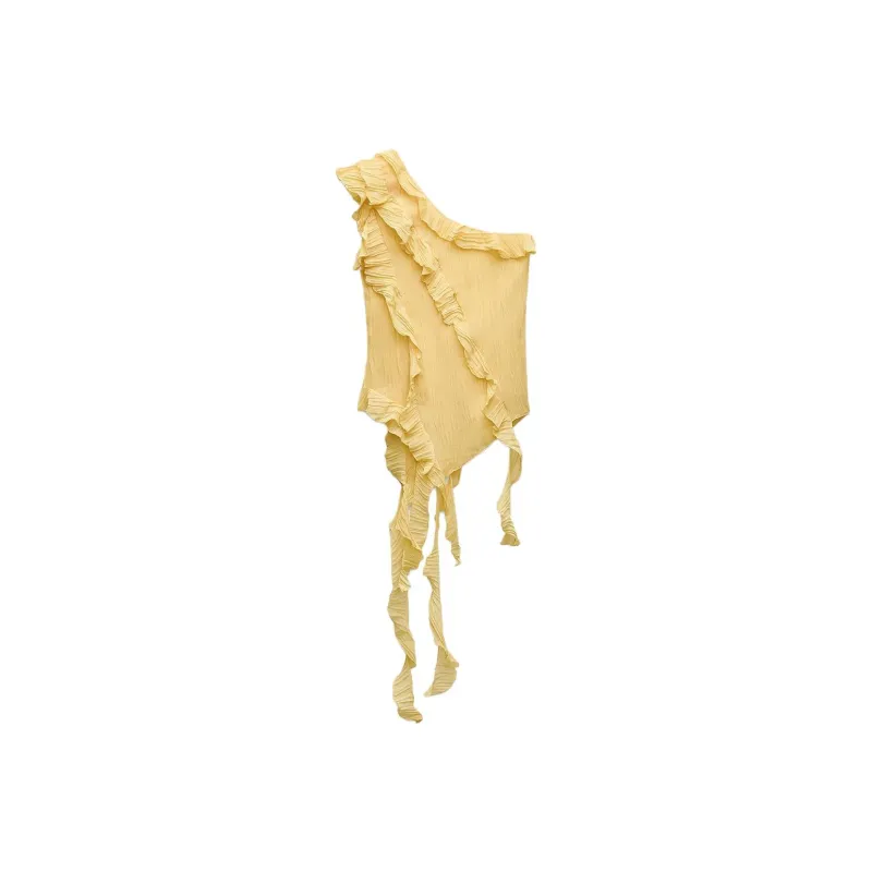 ZARA T-Shirts Women's Yellow-0