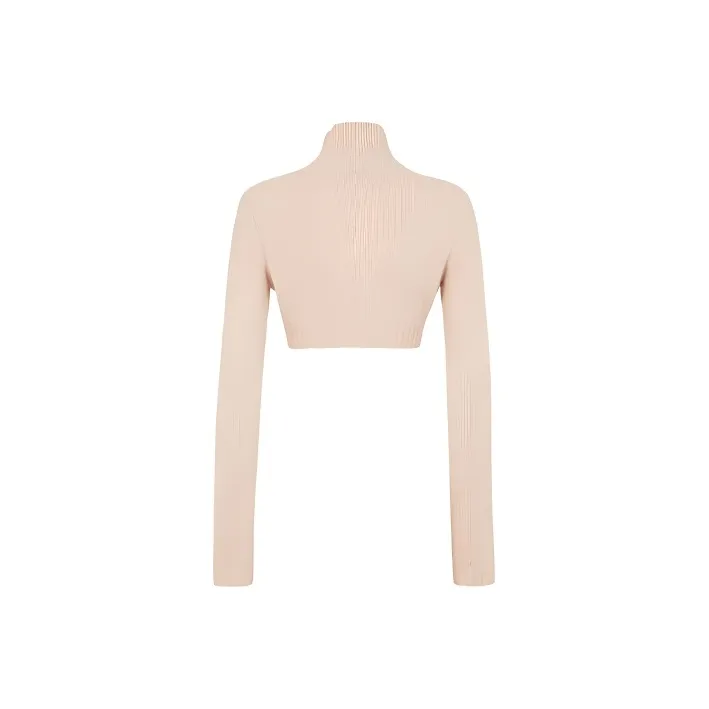 FENDI FW21 Slim Fit Sweater Women's Pink-1