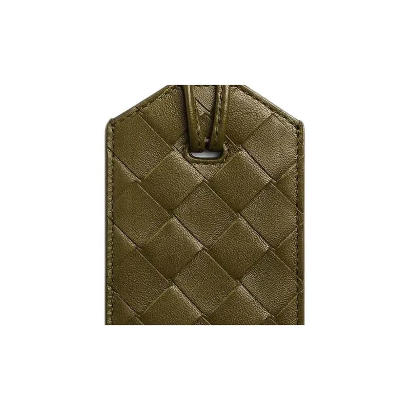 Bottega Veneta Intrecciato Lambskin Bag Charm Bag Accessory Unisex Olive-2