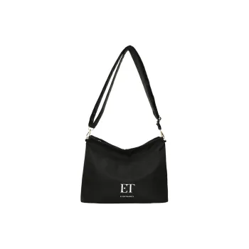 Everthames Nylon Fabric Shoulder Bag Regular Unisex Black