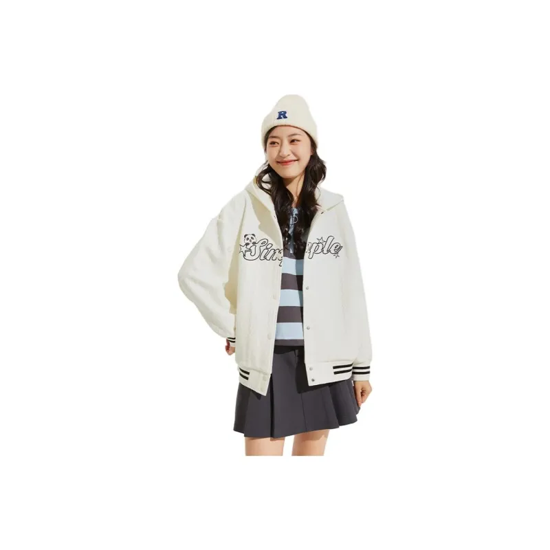 Hotwind Panda Collection Jackets Coats Women's Beige-0