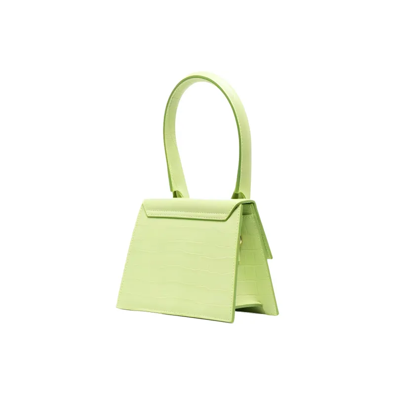 Jacquemus Leather Clutch Handbag Women's Green-1