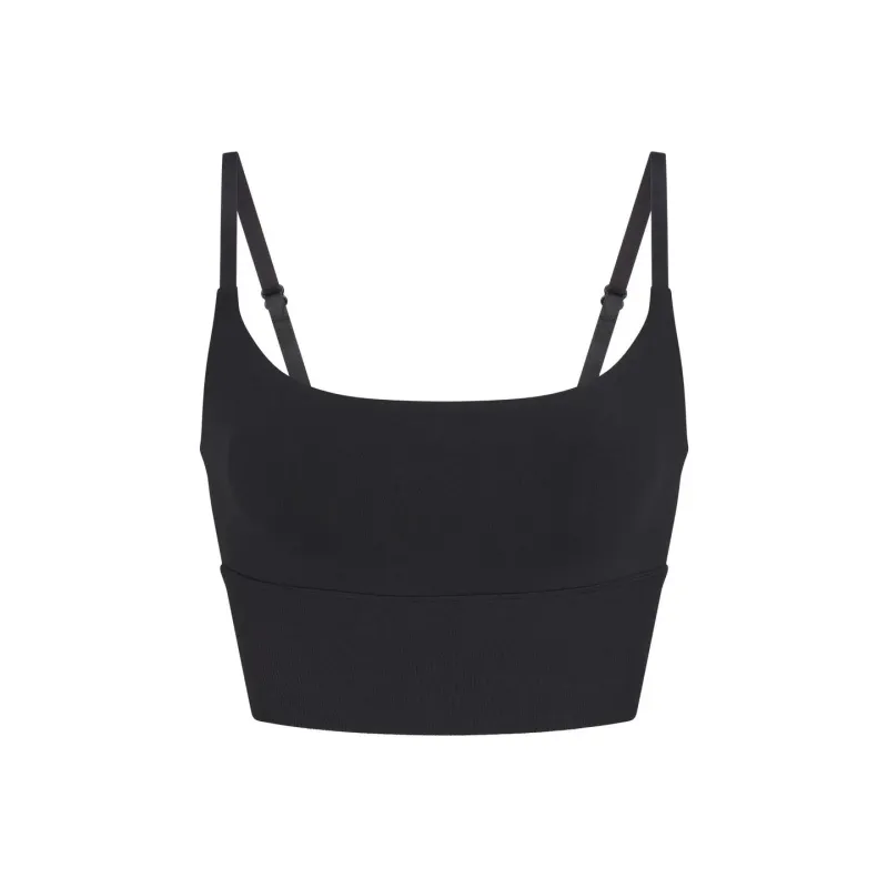 SKIMS CONTOUR NYLON CROPPED CAMI Camisole Women's ONYX/Onyx-0
