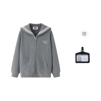 Tokyo Season Sweatshirt Spring Fall Women's Gray