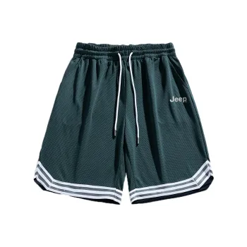 Jeep American Men's Summer Loose Fit Breathable Quick Dry Sports Knee Length Pants Men's