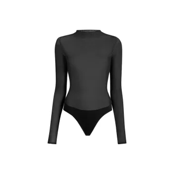 KHAITE PF24 THE ENZO BODYSUIT Jumpsuit Women's BLACK/Black