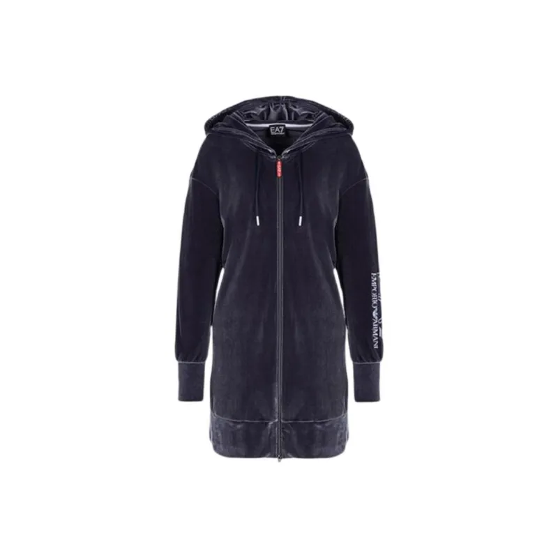 EMPORIO ARMANI EA7 Jacket Women's Marine Blue-0
