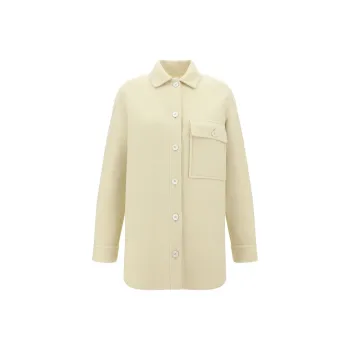 JIL SANDER Logo Jacquard Shirt Jacket