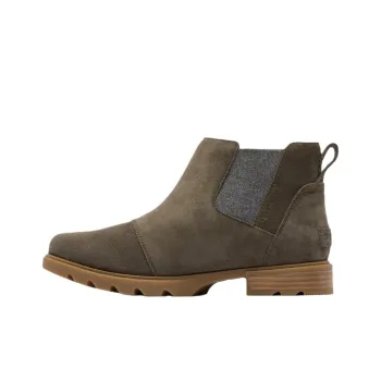 SOREL Emelie III Ankle Length Chelsea Boots Women's Gray