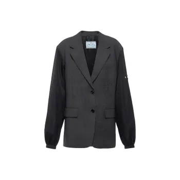 PRADA Jackets Women's Gray