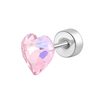 Lady Go Titanium Steel Stud Earrings Unisex