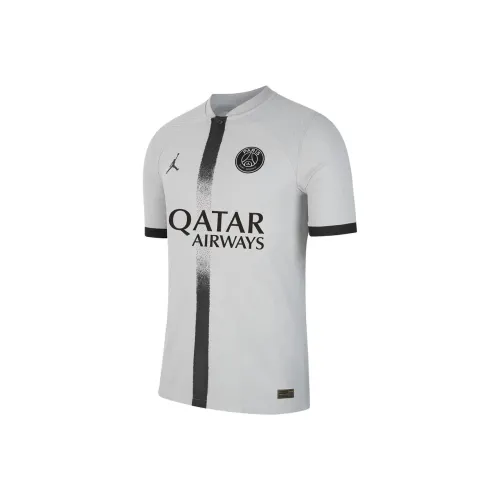 Jordan Dri FIT ADV Paris Saint Germain Authentic Away Soccer Jersey Men's Gray