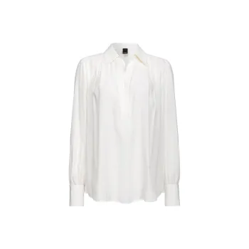 PINKO Split neck Long sleeve Blouse