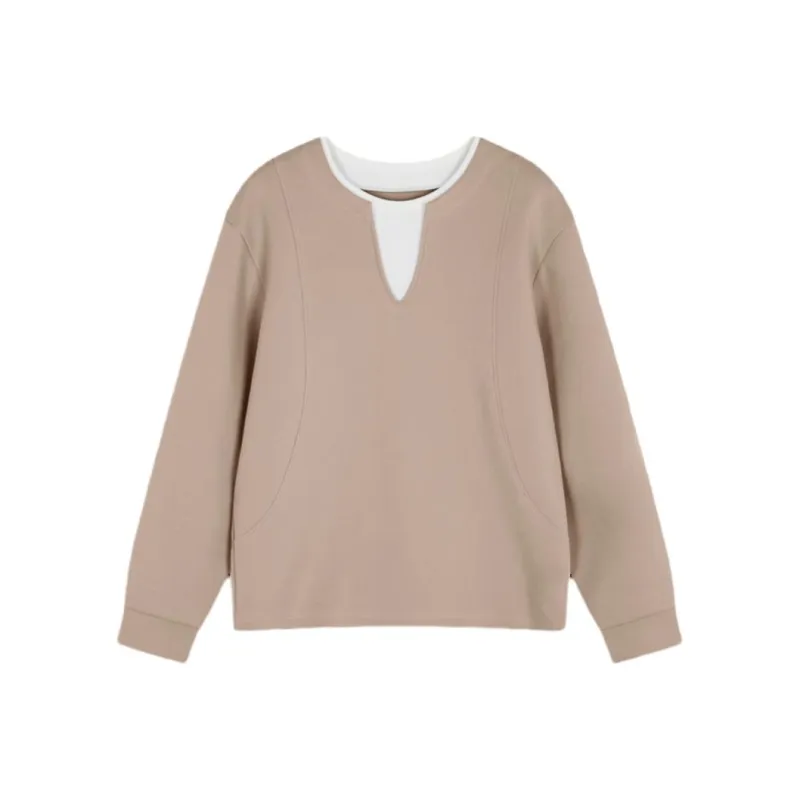 IHIMI Sweatshirt Women's Leather Pink-0