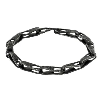 Professor.E 925 Silver, Sterling Silver Bracelets Men's Bronze