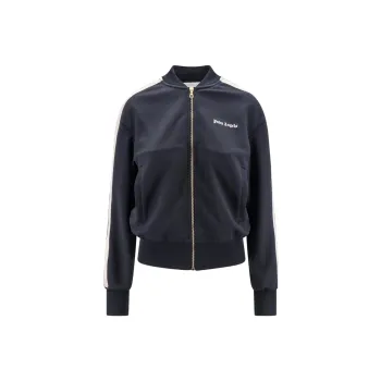PALM ANGELS Classic Logo Track Bomber Jacket Black