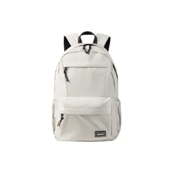 SAIQI Polyester Backpack Unisex Khaki