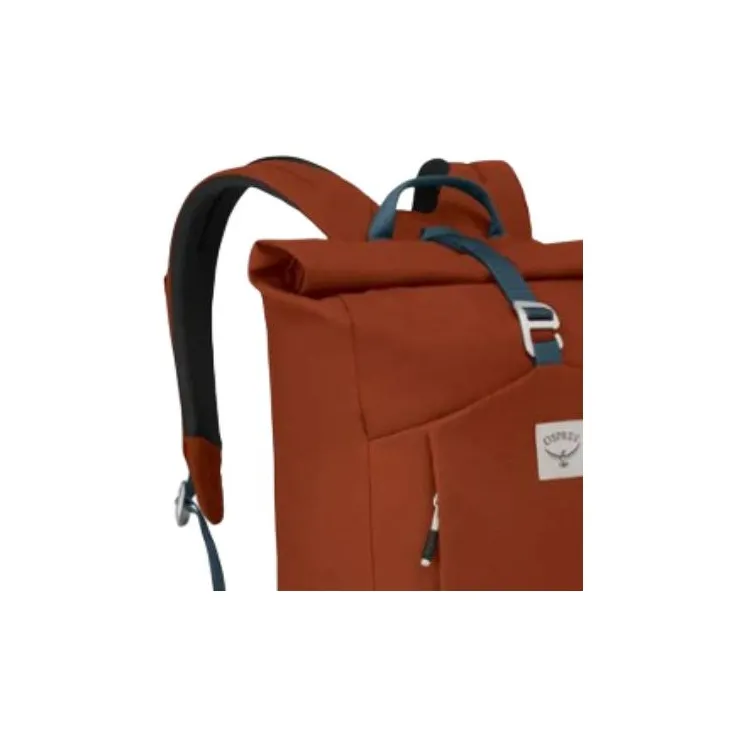 OSPREY Recycled Polyester Backpack Unisex Brick Red-2