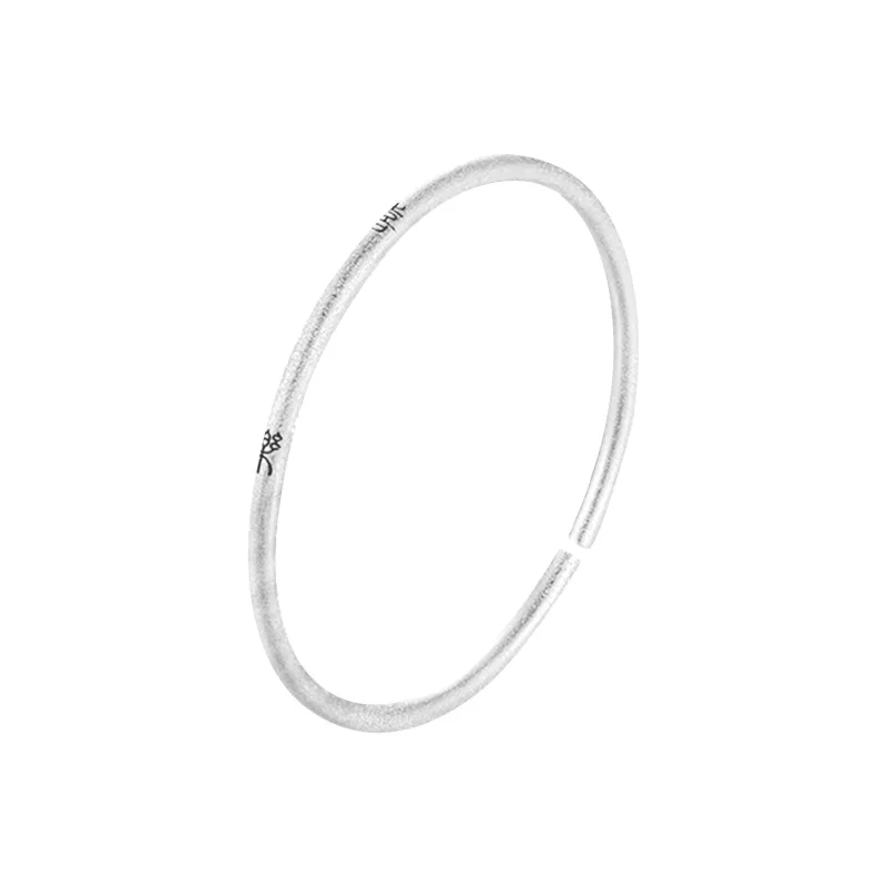 Nine Music 999 Fine Silver Bangles Unisex-0