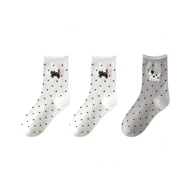 H YXIANG Mid Calf Socks Women's Combo Set-10