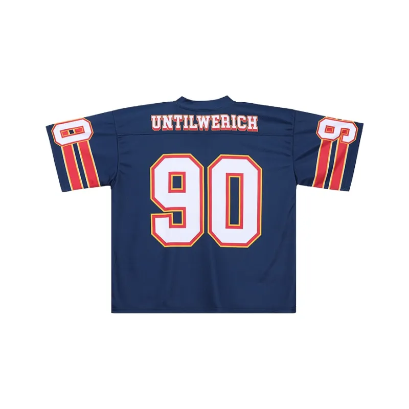 UNTILWERICH T Shirt Unisex Navy Blue-1