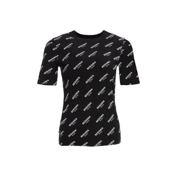 BESIONIA T Shirt Women's Black White